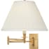 Robert Abbey Kinetic 15" Wall Sconce with a Pleat Fabric Shade Antique Brass
