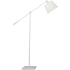 Robert Abbey Real Simple 43" Boom Arm Floor Lamp with Monte Blanc Shade Stardust White