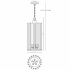Robert Abbey-Cole 10 Pendant-Line Drawing