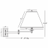 Robert Abbey-Kinetic TL Wall Swinger-Line Drawing