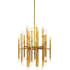 Robert Abbey-Meurice Chandelier-Modern Brass Full