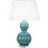 Robert Abbey Randolph 31" Vase Table Lamp Blue Green