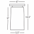 Robert Abbey-Nina Flushmount-Line Drawing