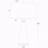 Robert Abbey-Pearl OPQ Brass TL-Line Drawing
