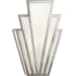 Robert Abbey Empire 11" Wall Sconce Antique Silver
