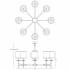 Robert Abbey-Trigger Chandelier-Line Drawing