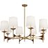 Robert Abbey-Trigger Chandelier-Modern Brass Full