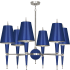 Robert Abbey-Versailles OPQ Nickel Chandelier-Navy Full
