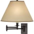 Robert Abbey Kinetic 15" Wall Sconce with a Translucent Flax Parchment Shade Deep Patina Bronze