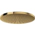 Rohl Rodello 1.8 GPM Single Function Rain Shower Head Italian Brass