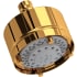 Rohl Modern 1.8 GPM Multi Function Rain Shower Head Italian Brass