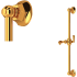 Rohl Palladian 23-13/16" Wall Mounted Slide Bar Italian Brass