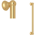 Rohl Shower 24" Grab Bar Italian Brass