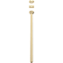 Rohl Shower 25-7/16" Ceiling Mounted Shower Arm and Flange Antique Gold