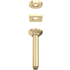 Rohl Shower 6-11/16" Ceiling Mounted Shower Arm and Flange Antique Gold