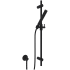Rohl Spa Shower 1.8 GPM Single Function Hand Shower Package - Includes Slide Bar, Hose, and Wall Supply Matte Black