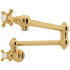 Rohl Acqui 1.5 GPM Wall Mounted Single Hole Pot Filler Italian Brass