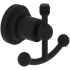 Rohl Campo Double Robe Hook Matte Black