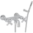 Rohl San Giovanni Wall Mounted Tub Filler with Built-In Diverter - Includes Hand Shower Polished Chrome
