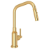 Rohl Campo 1.8 GPM Single Hole Pull Down Kitchen Faucet Italian Brass