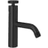 Rohl Campo 1.2 GPM Single Hole Bathroom Faucet with Pop-Up Drain Assembly Matte Black