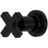 Rohl Lombardia Single Handle 3 Function Diverter / Volume Control Valve Trim - Less Valve Matte Black