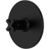Rohl Lombardia Thermostatic Valve Trim Only with Single Cross Handle - Less Rough In Matte Black