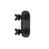 Rohl Lombardia Five Function Thermostatic Valve Trim Only with Dual Cross Handles and Integrated Diverter - Less Rough In Matte Black