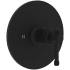 Rohl Campo Thermostatic Valve Trim Only with Single Lever Handle - Less Rough In Matte Black