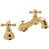 Rohl Arcana 1.2 GPM Widespread Bathroom Faucet with Pop-Up Drain Assembly Italian Brass