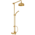 Rohl Arcana Retrofit Shower with Shower Head, Hand Shower, Slide Bar, Shower Arm and Hose Italian Brass