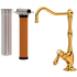 Rohl Acqui 0.5 GPM Cold Water Dispenser with Filter Italian Brass