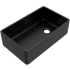 Rohl Allia 32-3/4" Farmhouse Single Basin Fireclay Kitchen Sink Matte Black