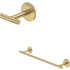 Rohl Amahle 18" Towel Bar Antique Gold