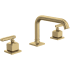 Rohl Apothecary 1.2 GPM Widespread Bathroom Faucet with Pop-Up Drain Assembly Antique Gold