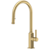 Rohl Apothecary 1.8 GPM Single Hole Pull Down Kitchen Faucet Antique Gold