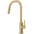 Rohl Apothecary 1.8 GPM Single Hole Pull Down Kitchen Faucet Antique Gold