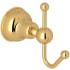 Rohl Arcana Single Robe Hook Italian Brass