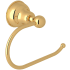 Rohl Arcana Wall Mounted Euro Toilet Paper Holder Italian Brass