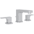 Rohl Quartile 1.2 GPM Widespread Bathroom Faucet with Pop-Up Drain Assembly Polished Chrome