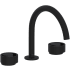 Rohl Eclissi 1.2 GPM Widespread Bathroom Faucet Matte Black