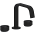 Rohl Eclissi 1.2 GPM Widespread Bathroom Faucet Matte Black