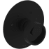 Rohl Eclissi Thermostatic Valve Trim Only with Single Wheel Handle - Less Rough In Matte Black