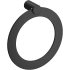 Rohl Eclissi 8-1/4" Wall Mounted Towel Ring Matte Black