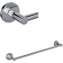 Rohl Lombardia 24" Towel Bar Polished Chrome