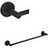 Rohl Lombardia 24" Towel Bar Matte Black