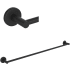 Rohl Lombardia 30" Towel Bar Matte Black