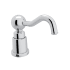 Rohl Deck Mounted Soap Dispenser with 12 oz Capacity Polished Chrome