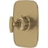 Rohl Graceline Thermostatic Valve Trim Only with Single Dial Handle - Less Rough In Antique Gold