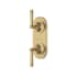 Rohl Graceline Five Function Thermostatic Valve Trim Only with Dual Lever Handles and Integrated Diverter - Less Rough In Antique Gold